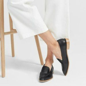 GUC Everlane Black Leather The Modern Loafer Size 8